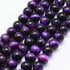 Purple Tiger Eye Round 8mm